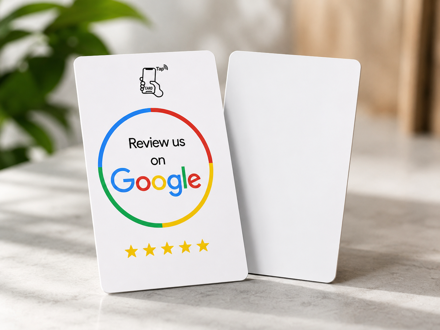 Link Tap NFC Google review card pair